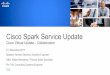 Cisco Virtual Update Cisco Spark Service · • Self-service business discovery and visualization tool • Understand your data with powerful, dynamic visualizations • Simple and