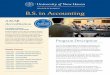 B.S. in Accounting Flyer - University of New Haven · business world — providing information to help interested parties such as managers, investors, creditors, and regulators make
