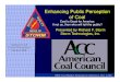 Enhancing Public Perception of Coal Public Perception...Enhancing Public Perception of Coal Coal is Good for America: If noo us, e o e e pub ct us, then who will tell the public? Presented