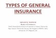 TYPES OF GENERAL INSURANCE€¦ · Free travel insurance is provided by IRCTC on online reservation for Indian Railways . ... IFFCO Tokio General Insurance Ltd. The Marine Insurance