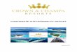 CORPORATE SUSTAINABILITY REPORT · 2020-07-01 · This award was specially dedicated to CCR by MATATO,2017. Hurawalhi Island Resort & Spa Travelife Gold Award 2017, UK Komandoo Island