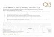 TENANCY APPLICATION CHECKLIST€¦ · TENANCY APPLICATION CHECKLIST Please complete the Tenancy Application Checklist and submit it together with your Tenancy Application. Before