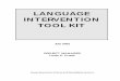 LANGUAGE INTERVENTION TOOL KIT - scred.k12.mn.us · Language and literacy skills are acquired in natural communicative settings. Language and literacy acquisition begins at birth
