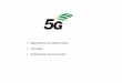 Applications & requirements Concepts Architecture …...SDN and NFV provide means to fulfill future requirements of 5G architecture Open interfaces To help integrate different components