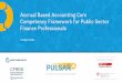 Accrual Based Accounting Core Competency …...Finance Professionals 23 April 2018 Accrual Based Accounting Core Competency framework for Public Sector Finance Professionals – Session