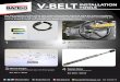 V-BELT INSTALLATION · Tension Master Presenting the most accurate belt tension measuring device ever introduced into the market BUI 4006 - $500.00 Sheave Gauges Check belt size and