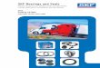 SKF Bearings and Seals...2015 Catalog 457601 Supercedes 457601, Dated 2008 SKF Bearings and Seals Heavy duty truck wheel end components Includes applications, speciﬁcations and interchanges