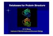 Databases for Protein Structureibm4.life.nthu.edu.tw/cadd/2008/02.pdfPDB File Title Section HEAD First line of the entry, contains PDB ID code, classification, and date of deposition