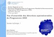Bujumbura, Burundi 17-21 juin 2019 Vue d’ensemble des ... · Directives Opérationnelles du Programme Mondial du Recensement de l’Agriculture 2020 (Programme 2020) Bujumbura,