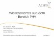 Wissenswertes aus dem Bereich PHV · AT=RMS: An “Addendum to the clinical overview“ should be submitted AT=CMS: An “Addendum to the clinical overview“ currently only required