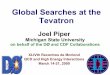 Global Searches at the Tevatronmoriond.in2p3.fr/QCD/2009/TuesdayMorning/Piper.pdf · CDF Bump Hunter Search for narrow resonances in invariant masses Define a search window of 2DM(DM=expected