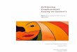 Achieving Employment Equity at Queen’s€¦ · Under the Employment Equity Act (1995), an employer must ensure that persons in designated groups (Aboriginal peoples, persons with