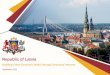 Republic of Latvia - kase · Latvia (“Latvia”). This presentation is not directed at, or intended for distribution to or use by, any person or entity that is a citizen or resident