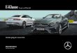 E-Klasse - Kenny's Mercedes-Benz smart Neuwagen Occasionen ... · Januar 2018 E-Klasse ... Mit «Mercedes-Benz Intelligent Drive» bündelt die E-Klasse Innovationen und Technologien,