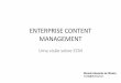 ENTERPRISE CONTENT MANAGEMENToliveira.pro.br/wp/wp-content/uploads/2017/09/ECM.pdf · Enterprise Content Management . ICEBERG 20 % visível 80% submerso . 20% são dados Estruturados