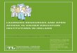 LEARNING RESOURCES AND OPEN ACCESS IN HIGHER … · 2018-10-23 · This project, a national analysis, set out to examine strategies for sharing open educational resources (OERs) to
