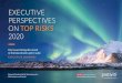 EXECUTIVE PERSPECTIVES ON TOP RISKS - Protivitiprotiviti.com/sites/default/files/nc-state-protiviti...• Global business environment slightly less risky in 2020 — Survey respondents