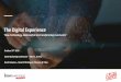 The Digital Experience - Boussias Conferences · Phygital: (physical + digital) It is a marketing term used to describe the combination of digital and real-life experiences, brought