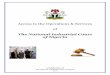Access to the Operations & Services ofnicn.gov.ng/publication/ACCESS TO SERVICES OF NIC 2011.pdf · Access to the Operations & Services of The National Industrial Court of Nigeria