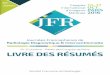 LIVRE DES RÉSUMÉS - des Resumes JFR201 · PDF file Atelier de perfusion cérébrale - Atelier de perfusion cérébrale ..... 18 Atelier de perfusion cérébrale - Atelier de 