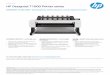 Datasheet HP DesignJet T1600 Printer series · Print resolution Up to 2400 x 1200 optimised dpi Technology HP Thermal Inkjet Margins Roll: 3 x 3 x 3 x 3 mm Sheet: 3 x 22 x 3 x 3 mm