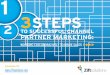 2 3STEPS - Zift Solutions · 3 2 1 solutions STEPS TO SUCCESSFUL CHANNEL PARTNER MARKETING:  By Ken Romley, CEO