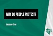 Why do people protest?...it all started with The Peterloo Massacre On 16 August 1819, an estimated 60,000 people from across Greater Manchester walked to St Peter’s Field to protest