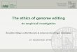An empirical investigation - Life-Science Lab · How much do you approve of genetic technologies? All applications . Benedikt Höltgen & Johannes Doerflinger 17 ... 2015) . Benedikt