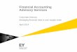 Financial Accounting Advisory Services...Page 11 Corporate treasury − Managing financial risks in your supply chain Supply chain Financial risk management. Supply chain financial