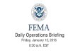 Daily Operations Briefingcontent.govdelivery.com/attachments/USDHSFEMA/2016...2 Day Tropical Outlook – Western Pacific . Tropical Cyclone 07P (Victor) Warning #2 (As of 4:00 a.m