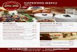 CATERING MENU...CATERING MENU IRVINE, CA Extras MEATBALLS $3.95 (Swedish style, Sweet & Sour or BBQ ; 4-5 pieces per person) CHEESE, GRAPES, APPLES & CRACKERS $3.95 HUMMUS & PITA CHIPS