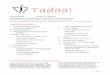 Tadaa! - Svaroopa Yoga and Meditation · Tadaa! February 2008 Volume 11, Issue # 2 Published by SATYA (Svaroopa ® 
