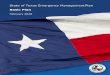 State of Texas Emergency Management Plan · emergency management objectives. The State Plan is the basic planning document for state-level comprehensive emergency management actions