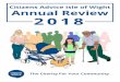 Citizens Advice Isle of Wight Annual Review 2018 · of “Isle Find It” and “IsleHelp” continue to offer avenues to people seeking to self-help. Our financial situation has