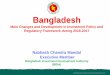 Bangladesh - UN ESCAP of...Bangladesh Investment Development Authority 2017 Vision 2021 Vision 2041 GDP Growth 8% (Av. 7.4%) 8% Per Capita Income $ 2000 $ 12600 Investment to GDP 34.4%