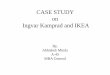 CASE STUDY on Ingvar Kamprad and IKEAdocshare01.docshare.tips/files/13376/133766292.pdf · CASE STUDY on Ingvar Kamprad and IKEA By, Abhishek Minda A-45 MBA General . Overview of