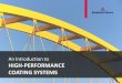 An Introduction to HIGH-PERFORMANCE COATING SYSTEMSmcgrawimages.buildingmedia.com/CE/CE_images/2019/Jan/Readyto… · An Introduction to HIGH-PERFORMANCE COATING SYSTEMS. Course Overview
