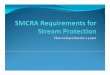 SMCRA Requirements for Stream Protection - How to have fun ... · yIdentify a range of reasonable alternatives yConsidering that alternatives must: yConform to engineering, safety,