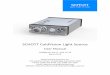 SCHOTT ColdVision Light Source - MORITEXmoritex.com/assets/user_manual/UserManual_CV-LS_D20980...SCHOTT ColdVision Light Source User Manual D20980.022 Rev B - DCN 27116 March 2016