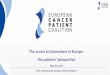The access to biomarkers in Europe · Who are we? ECPC is the largest European cancer patients' umbrella organisation. Representing more than 447 organisations in 46 EU and non-EU