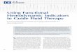 Using Functional Hemodynamic Indicators to Guide Fluid Therapy · fluid therapy, or we’ve administered a fluid bolus and then evaluated its effect on such outcomes as cardiac output