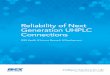 Reliability of Next Generation UHPLC Connections · 2018-09-18 · 1 Reliability of Next eneration UHPLC Connections 0 10,000 20,000 30,000 0 5 10 15 20 Pressure (PSI) Unique Samples