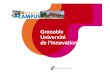 Grenoble Université de l’Innovation · 2012-02-21 · Grenoble Université de l’innovation : Le calendrier des opérations 3 o 213,5 M€ engagés début 2012 o 28 chantiers