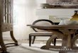 CORSICA - FurnitureDealer.Net · Corsica the collection reflects that lifestyle in an eclectic ensemble of bedroom, dining and office pieces that could have been gathered from a Parisian