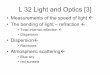L 32 Light and Optics [3]homepage.physics.uiowa.edu/~rmerlino/006FALL04/6F04pp_L33.pdf · – curved mirrors • concave •convex • the human eye – correcting vision problems
