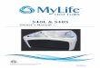 S40L & S40S - MyLife Hot Tubs...1 S40L & S40S Owner’s Manual PU2 PN 378116 Rev I ML Eng Domestic Conforms to Underwriters Laboratories Standard 1563 Standby power consumption rated