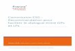 Commission ESG : Recommandation pour faciliter le dialogue … · 2019-11-13 · 1 ESG Monitoring, Reporting and dialogue in Private Equity, Juin 2018, Principes pour l’Investissement