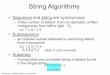 String Algorithms - Home | UConn HealthString Algorithms • Algorithms for String Matching – No preprocessing • Naïve • Boyer-Moore – Preprocessing of target string • Aho-Corasick