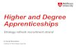 Higher and Degree Apprenticeships...• Degree Apprenticeships in VFX at level 6 and 7 - need consortium (min 10) of employers. • Creative Industries Leadership and Management, Digital