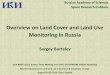 Overview on Land Cover and Land Use Monitoring in Russia · Arable lands map based on MODIS. MODIS derived arable lands map vs. HR imagery based fields’ limits. Crop types classification